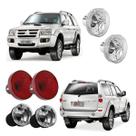 Kit 6 Lanternas Traseiras Pajero Sport Tr4 2007 08 Até 2010