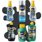 Kit 6 Lavar Carro Pretinho Lava Carro Limpa Ar Limpa Vidro