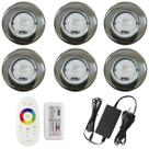 KIT 6 Led Rgb 10w Inox Premium Iluminação Piscina 12V KIT 6 Led Rgb 10w Inox Premium Iluminação Piscina 12V