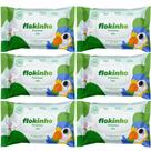 Kit 6 Lenços Umedecidos Flokinho Premium Baby 100un Kit 6 Lenços Umedecidos Flokinho Premium Baby 100un