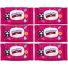 Kit 6 Lenços Umedecidos Select Wipes Basic Com Tampa 100un