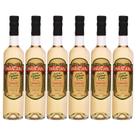 Kit 6 Licores de Cachaça Paratiense 500 ml Piña Colada Lembrancinha Frutado Presente Presenteável Presente