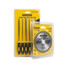 Kit 6 Lima Agulha Redonda Chata e Disco Serra Circular 4.5 Madeira mdf móveis marcenaria carpinteiro profissional