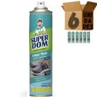 Kit 6 Limpa Tenis e Sapatos De Forma Pratica Em Poucos Minutos Super Dom 150ml