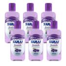 Kit 6 Limpador Perfumado de Ambientes Concentrado Lavanda Zulu 120ml Kit 6 Limpador Perfumado de Ambientes Concentrado Lavanda Zulu 120ml