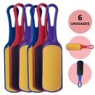 Kit 6 Lixa Para Pés Pedicure Anatômica Curva Dupla Face Profissional Dompel Kit 6 Lixa Para Pés Pedicure Anatômica Curva Dupla Face Profissional Dompel