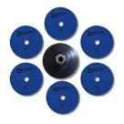 Kit 6 Lixas Diamantadas 50 + Suporte Sem Pino Hessen