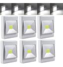 KIT 6 Luminária Led 3w Switch Light Luz Emergência