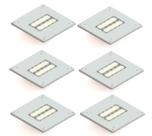 Kit 6 Luminaria Posto Combustível Combate 100W LED OSRAM 9000L