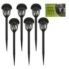 Kit 6 Luminária Solar Espeto Refletor Poste Jardim Iluminação Decoração