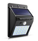 Kit 6 Luminária Solar LED 10W Bateria Luz Recarregável Jardim