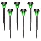 Kit 6 Luminárias Solar LED Espeto Jardim Decoração Externo