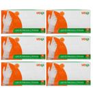 Kit 6 Luva Látex Com Pó Uso Geral Média 100Un MBlife - Medix