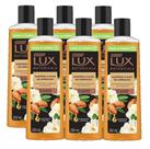 kit 6 Lux Botanicals Sabonete Liquido Corporal Gardênia e Óleo de Amêndoas 250ml