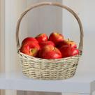 Kit 6 Maçã gala Rajada Artificial para Atacado Decoração Elegante e Sem Cheiros fruta falsa - DE0623