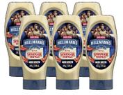 kit 6 Maionese Hellmann's Queijo Sinistro Squeeze 335g