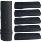 Kit 6 Mangote Dosadores Silo Borracha Sanfonado 800x200mm 8"