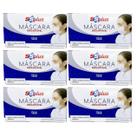 Kit 6 Máscara Descartável Tripla Com 50Un SSPlus - QLB Kit 6 Máscara Descartável Tripla Com 50Un SSPlus - QLB