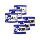 Kit 6 Massa Plástica Cinza Adesivo 400g C/ Catalisador