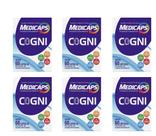 Kit 6 Medicaps Cogni Vitaminas 60 Cápsulas. Kit 6 Medicaps Cogni Vitaminas 60 Cápsulas.