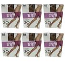 Kit 6 Meia-Calça Clássica Europeu Fio 20 Natural EG - Trifil Kit 6 Meia-Calça Clássica Europeu Fio 20 Natural EG - Trifil
