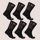 Kit 6 Meias Cano Alto Fbox Unisex Atoalhada Original