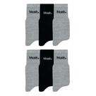 Kit 6 Meias Cano Medio Mash 202.05 - PT00