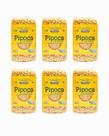 KIT - 6 Milho De Pipoca Orgânico Alto Vácuo Ecobio 500g - 1un de milho para pipoca organico