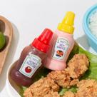 Kit 6 Mini Bisnagas sortidas Portátil para Molhos Diversos