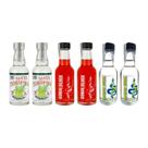 Kit 6 Mini Cachaças 50ml Santa Terezinha e Coral Drink