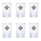 Kit 6 Mini Copo New Orleans Saints Acrílico 60ml - NFL