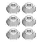Kit 6 Mini Forminhas Bolo Vulcão Pudim 8,7x3,5cm Alumínio