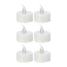 Kit 6 Mini Vela Led Eletrônica Artificial Decoração pequena
