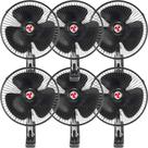 Kit 6 Mini Ventilador Veicular Carro Ônibus Caminhão De 20cm Kit 6 Mini Ventilador Veicular Carro Ônibus Caminhão De 20cm