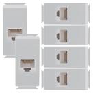 Kit 6 Módulo Aria Rede De Dados Rj45 Cat6 Tramontina