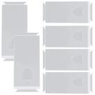 Kit 6 Módulo Pulsador Campainha Tramontina 6A 250V Branco