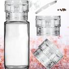 Kit 6 Moedor Vidro 100ml c/ Moedor Plástico Sal Pimenta e Temperos Super Prático Kit 6 Moedor Vidro 100ml c/ Moedor Plástico Sal Pimenta e Temperos Super Prático