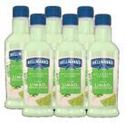 kit 6 Molho de Salada HELLMANNS Limao Ervas Finas 210ML
