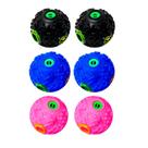Kit 6 Mordedor Cão Pet PVC Depoisto P/ Ração 12cm Sortido