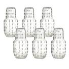 Kit 6 Moringa De Vidro 500ml Com Copo De 145ml Para Água Whisky Kit 6 Moringa De Vidro 500ml Com Copo De 145ml Para Água Whisky