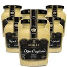 Kit 6 Mostarda Francesa Dijon Original Maille Vidro 215g