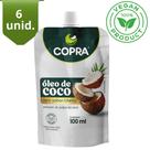 KIT 6 Óleo de Coco Sem Sabor/Cheiro 100ml Pouch Copra KIT 6 Óleo de Coco Sem Sabor/Cheiro 100ml Pouch Copra