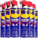 Kit 6 Óleos lubrificante desengripante com Bico Inteligente 500 ml - FLEXTOP