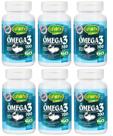 Kit 6 Ômega 3 Óleo De Peixe Dha Epa - Unilife - 60 Cápsulas