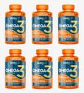 Kit 6 Omega 3 Tripla Fonte Dha+epa+ala 120 Cápsulas Katigua.