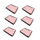 Kit 6 Organizador Maleiro de Guarda Roupas Prime Preto Slim