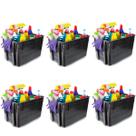 Kit 6 Organizador Multiuso Telada e Empilhável Reforçada 60L Kit 6 Organizador Multiuso Telada e Empilhável Reforçada 60L