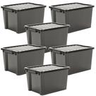 Kit 6 organizadores life box 30 lt