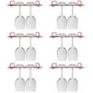 Kit 6 Organizadores Porta Taças 25cm Suportes Para Pendurar Taças