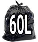 Kit 6 Pacotes Com Saco De Lixo 60 Litros Preto 100 Unid Kit 6 Pacotes Com Saco De Lixo 60 Litros Preto 100 Unid